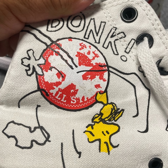 Converse Peanuts Black and White Sneakers - Picture 5 of 12